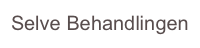 Selve Behandlingen